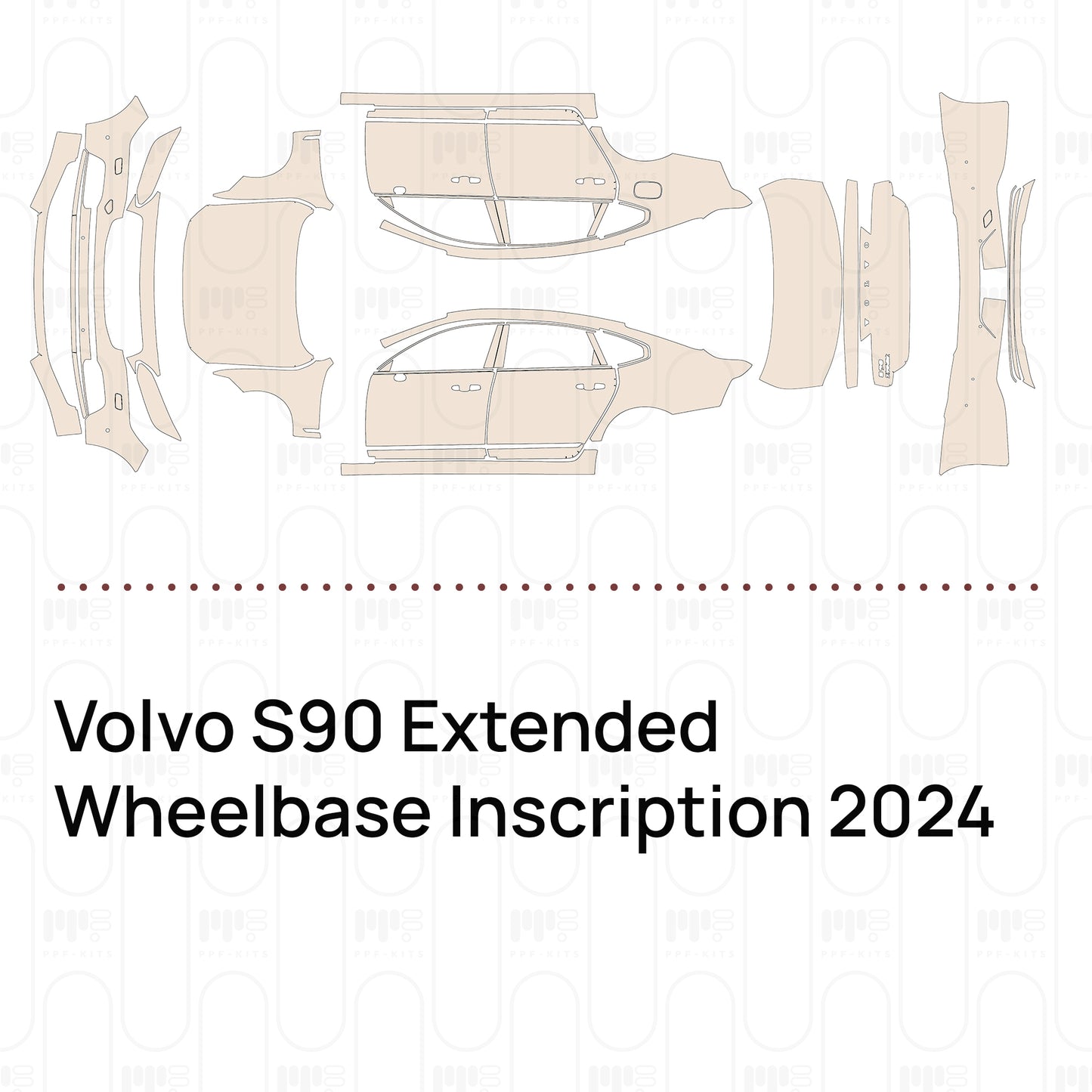 PPF prédécoupé Volvo S90 Extended Wheelbase Inscription 2024