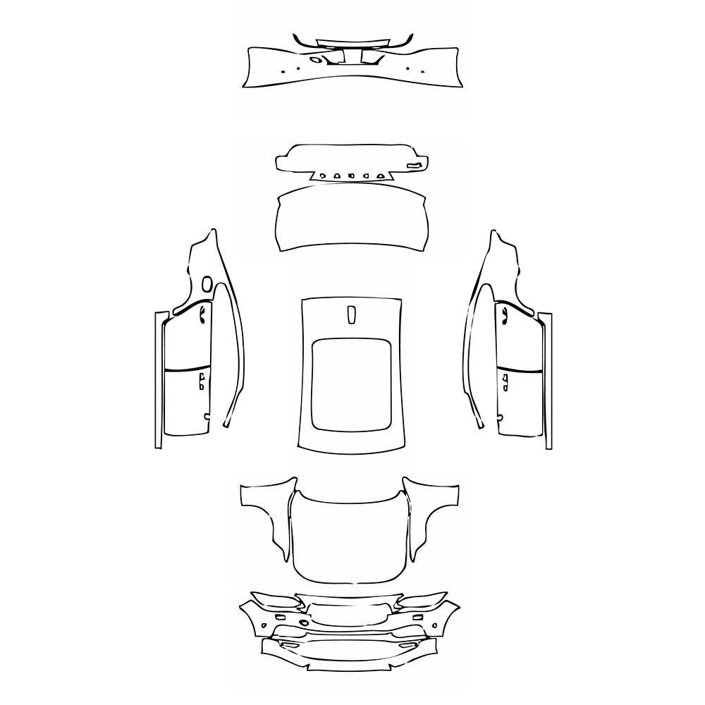 Pre-Cut PPF Volvo S90 Extended Wheelbase Momentum 2017 - PPF-Kits