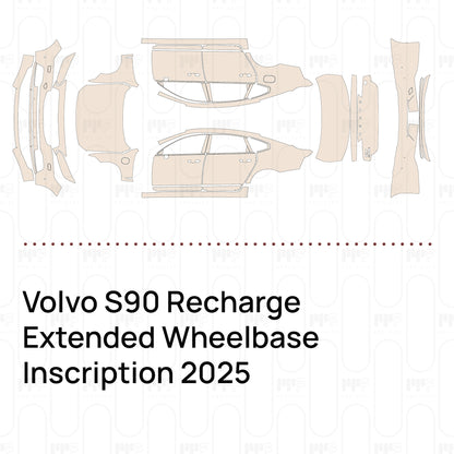 PPF prédécoupé Volvo S90 Recharge Extended Wheelbase Inscription 2025