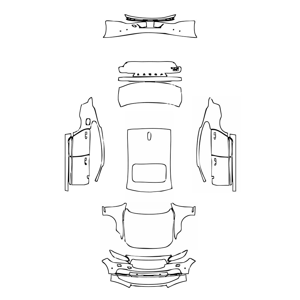 Pre-Cut PPF Volvo S90 Standard Wheelbase Inscription 2022 - PPF-Kits
