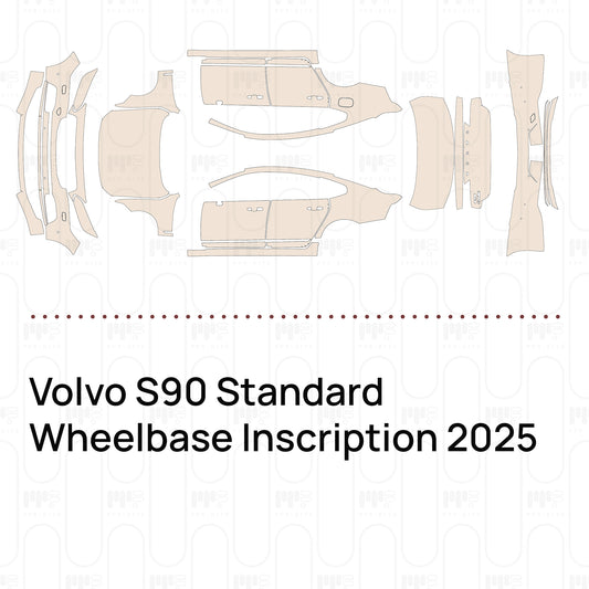 PPF prédécoupé Volvo S90 Standard Wheelbase Inscription 2025