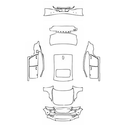 Pre-Cut PPF Volvo S90 Standard Wheelbase Momentum 2018 - PPF-Kits