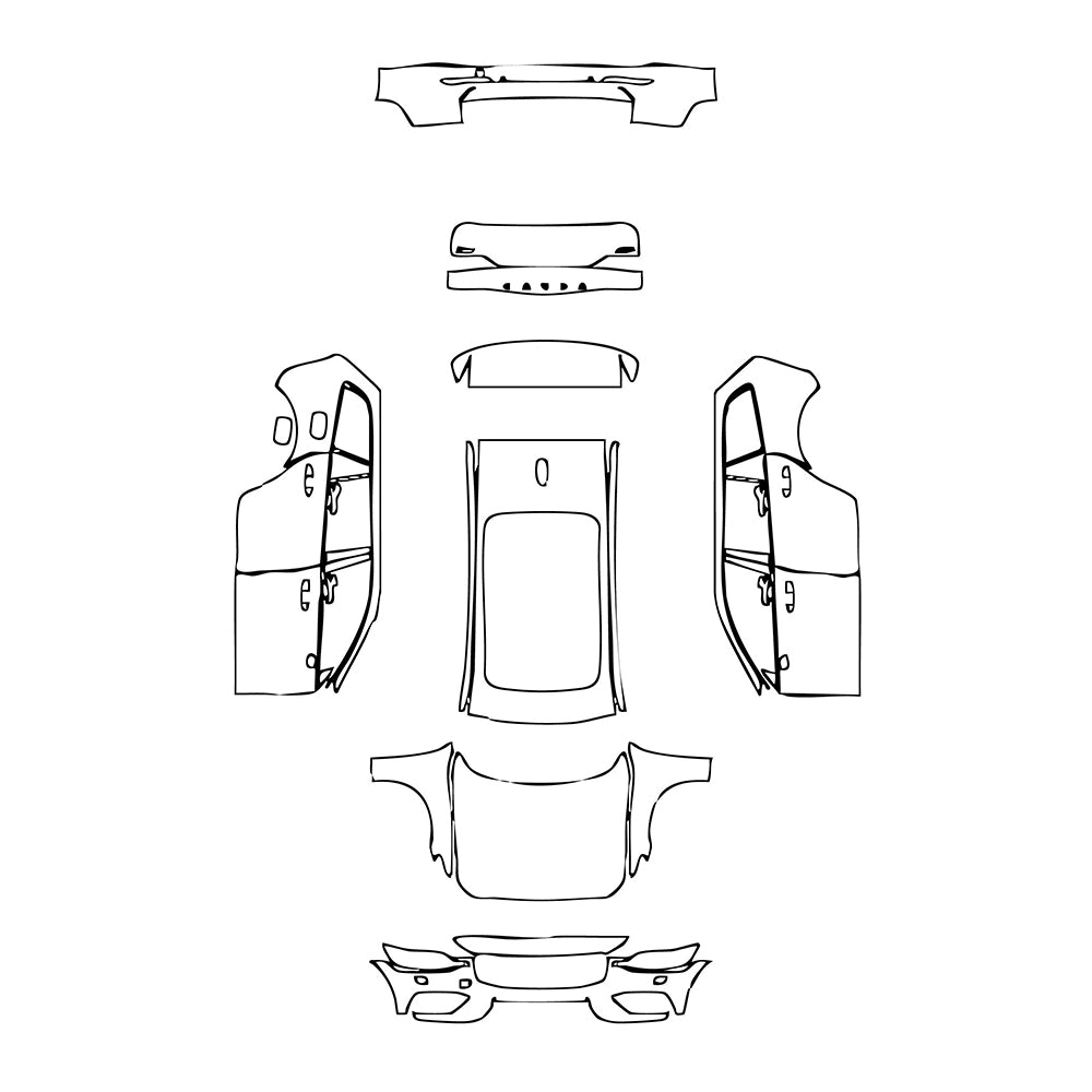 Pre-Cut PPF Volvo V60 Cross Country 2021 - PPF-Kits