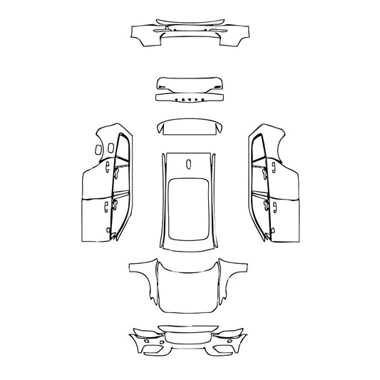 Pre-Cut PPF Volvo V60 Cross Country 2024 - PPF-Kits