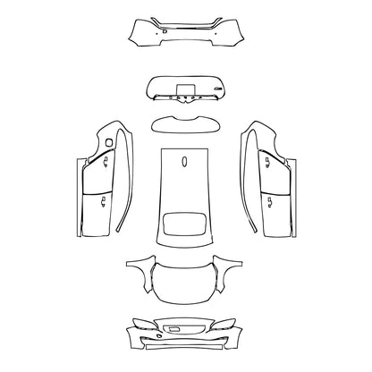 Pre-Cut PPF Volvo V60 Momentum 2016 - PPF-Kits