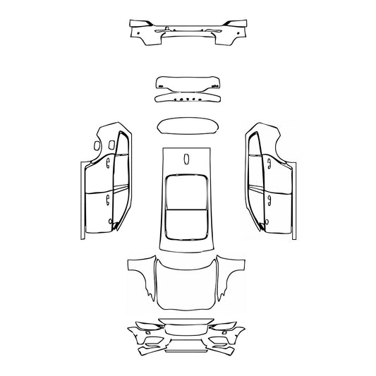 Pre-Cut PPF Volvo V60 Momentum 2020 - PPF-Kits