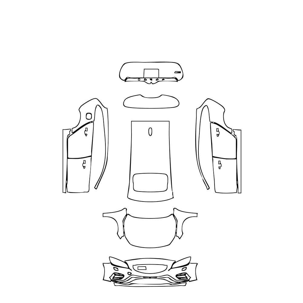 Pre-Cut PPF Volvo V60 R-Design 2014 - PPF-Kits