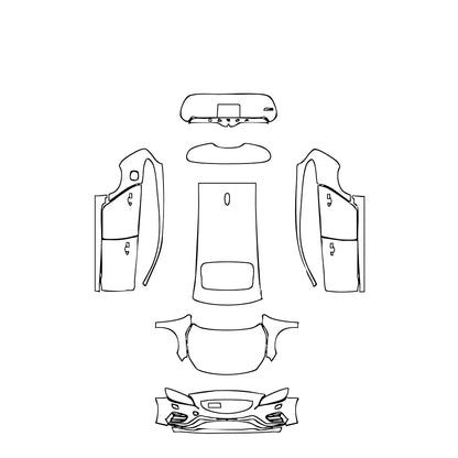 Pre-Cut PPF Volvo V60 R-Design 2018 - PPF-Kits