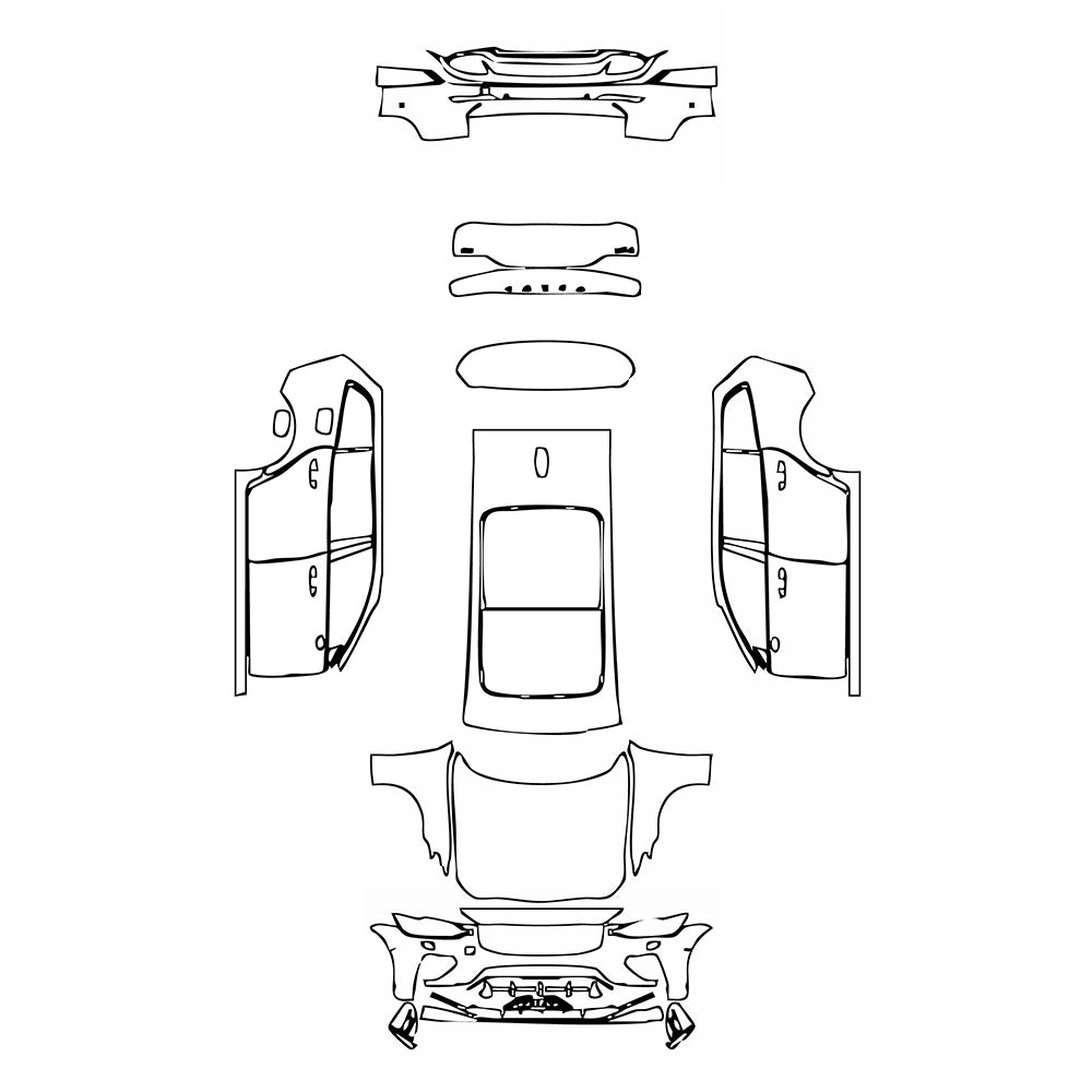 Pre-Cut PPF Volvo V60 R-Design 2021 - PPF-Kits