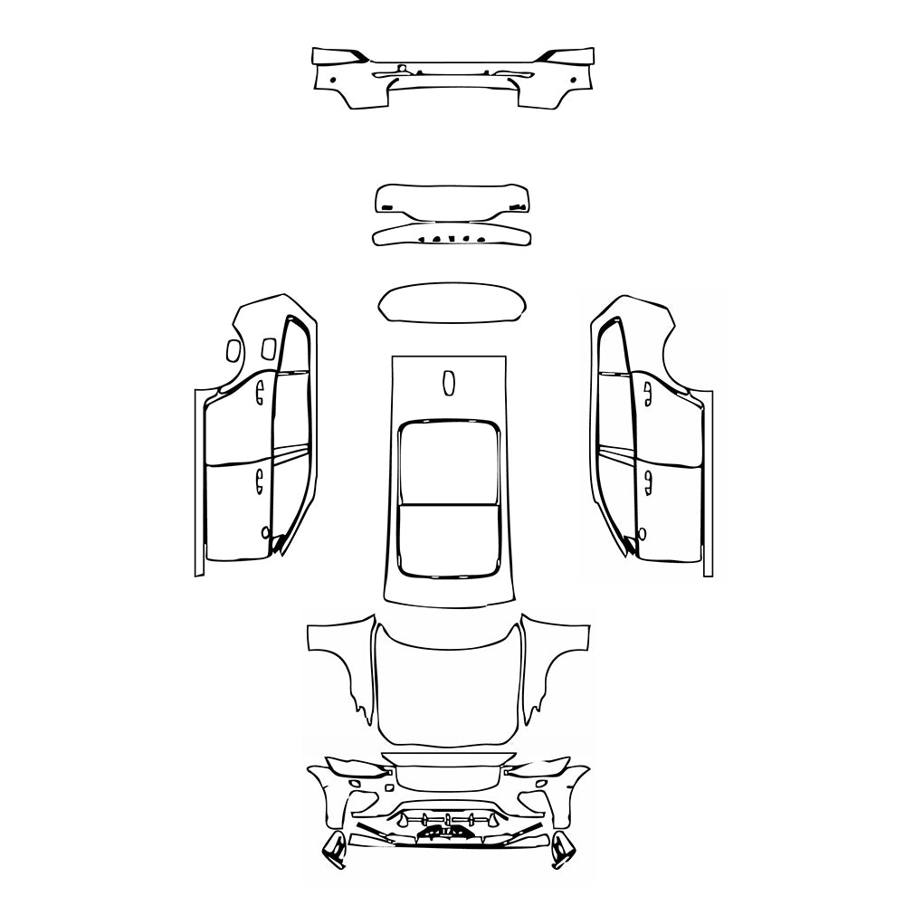 Pre-Cut PPF Volvo V60 R-Design 2024 - PPF-Kits