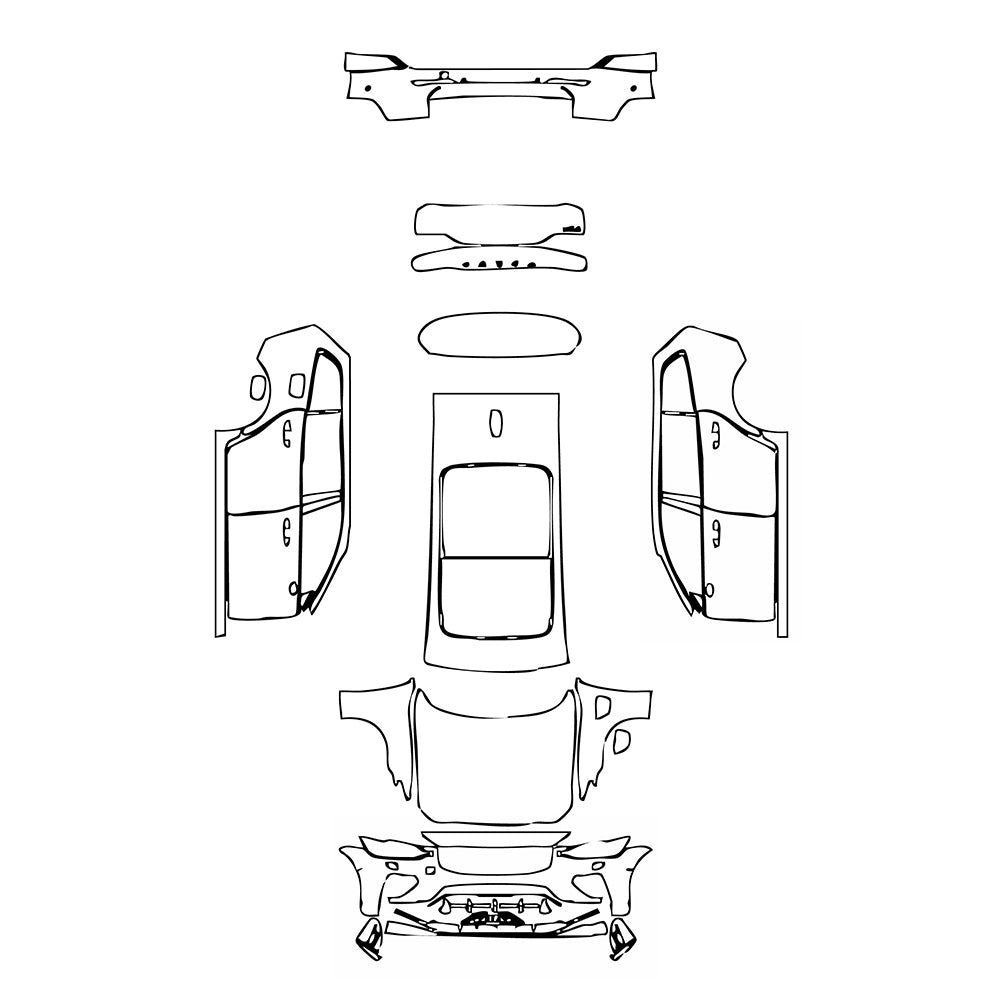 Pre-Cut PPF Volvo V60 Recharge 2024 - PPF-Kits