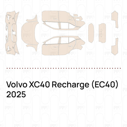 PPF prédécoupé Volvo XC40 Recharge (EC40) 2025