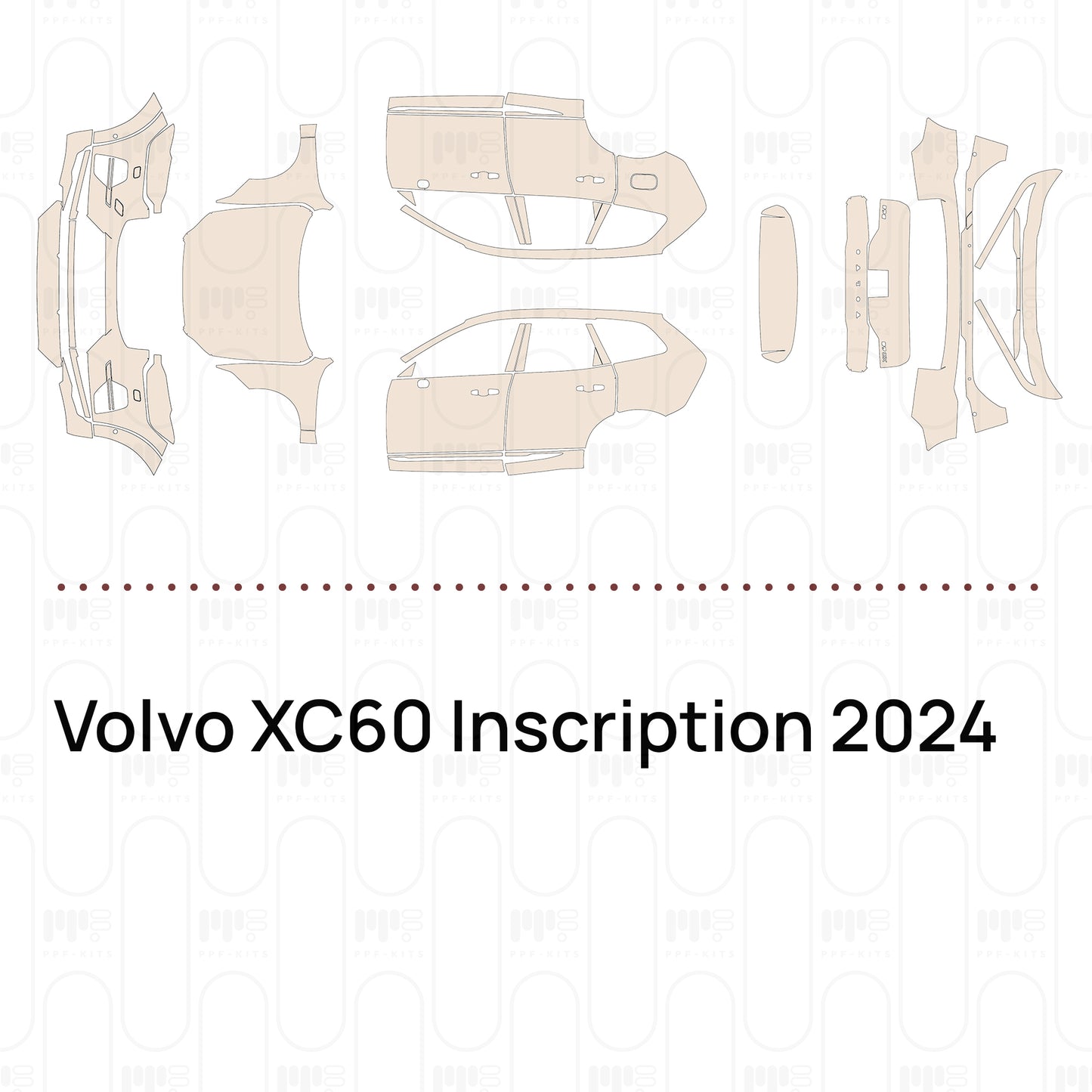PPF prédécoupé Volvo XC60 Inscription 2024