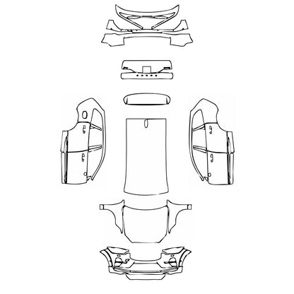 Pre-Cut PPF Volvo XC60 Inscription 2025 - PPF-Kits