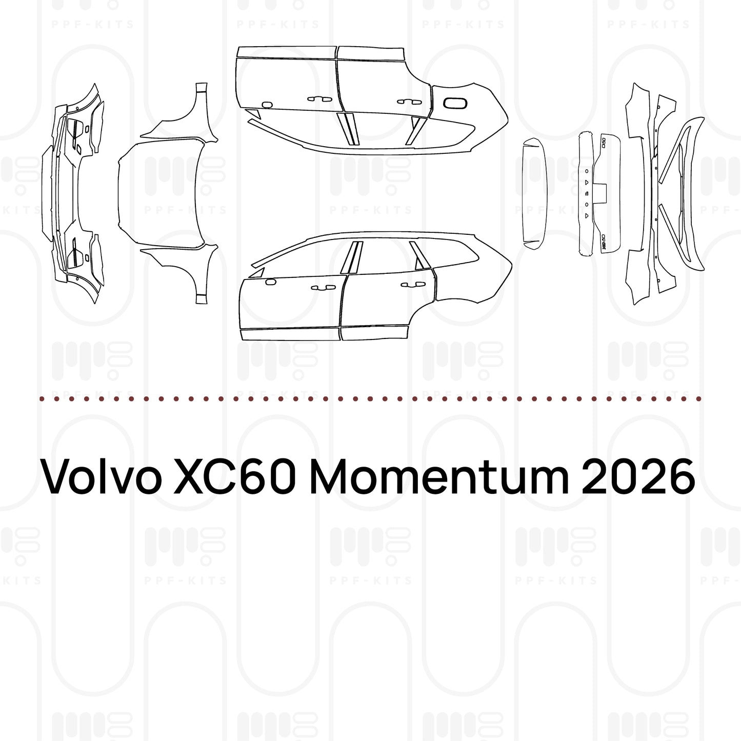Pre-Cut PPF Volvo XC60 Momentum 2026