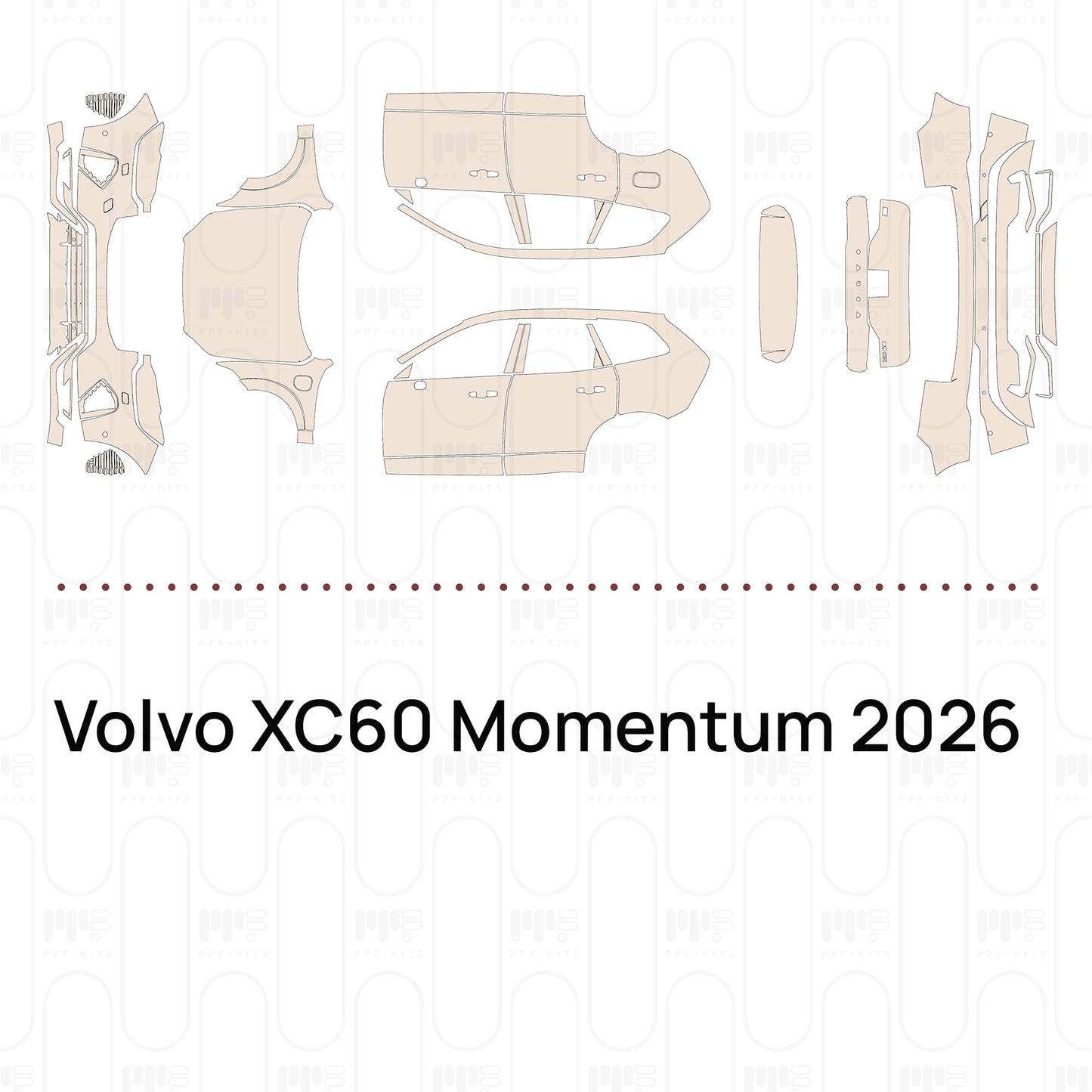 PPF prédécoupé Volvo XC60 Momentum 2026