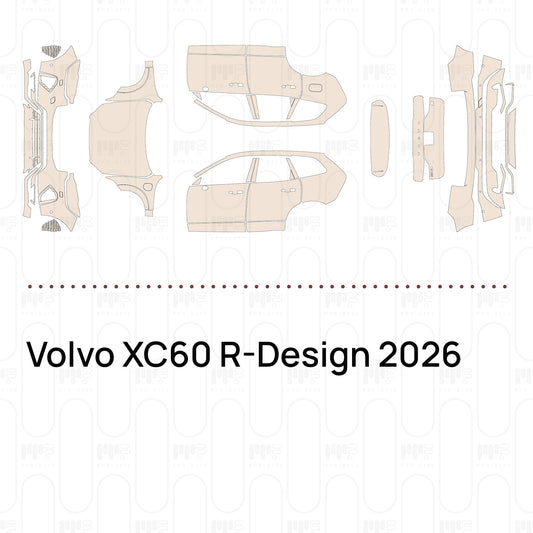 PPF prédécoupé Volvo XC60 R-Design 2026