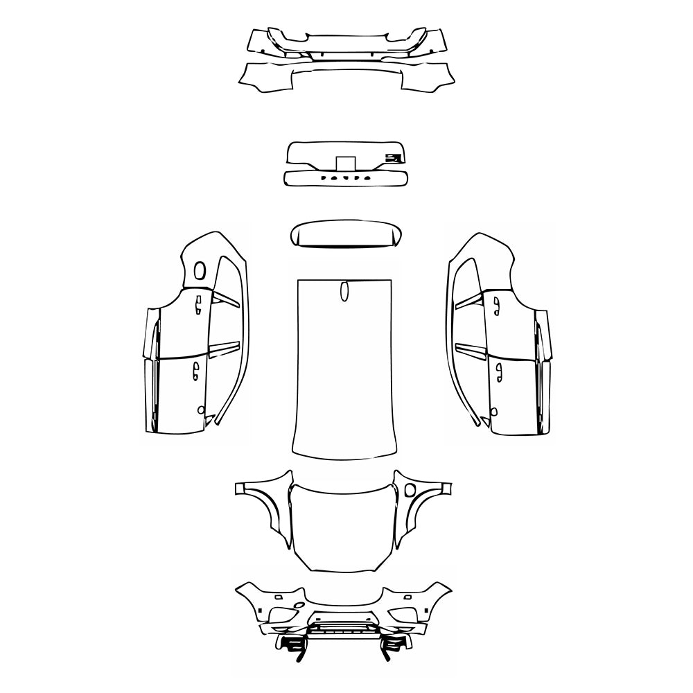 Pre-Cut PPF Volvo XC60 Recharge Inscription 2021 - PPF-Kits