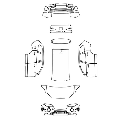 Pre-Cut PPF Volvo XC60 Recharge R-Design 2022 - PPF-Kits