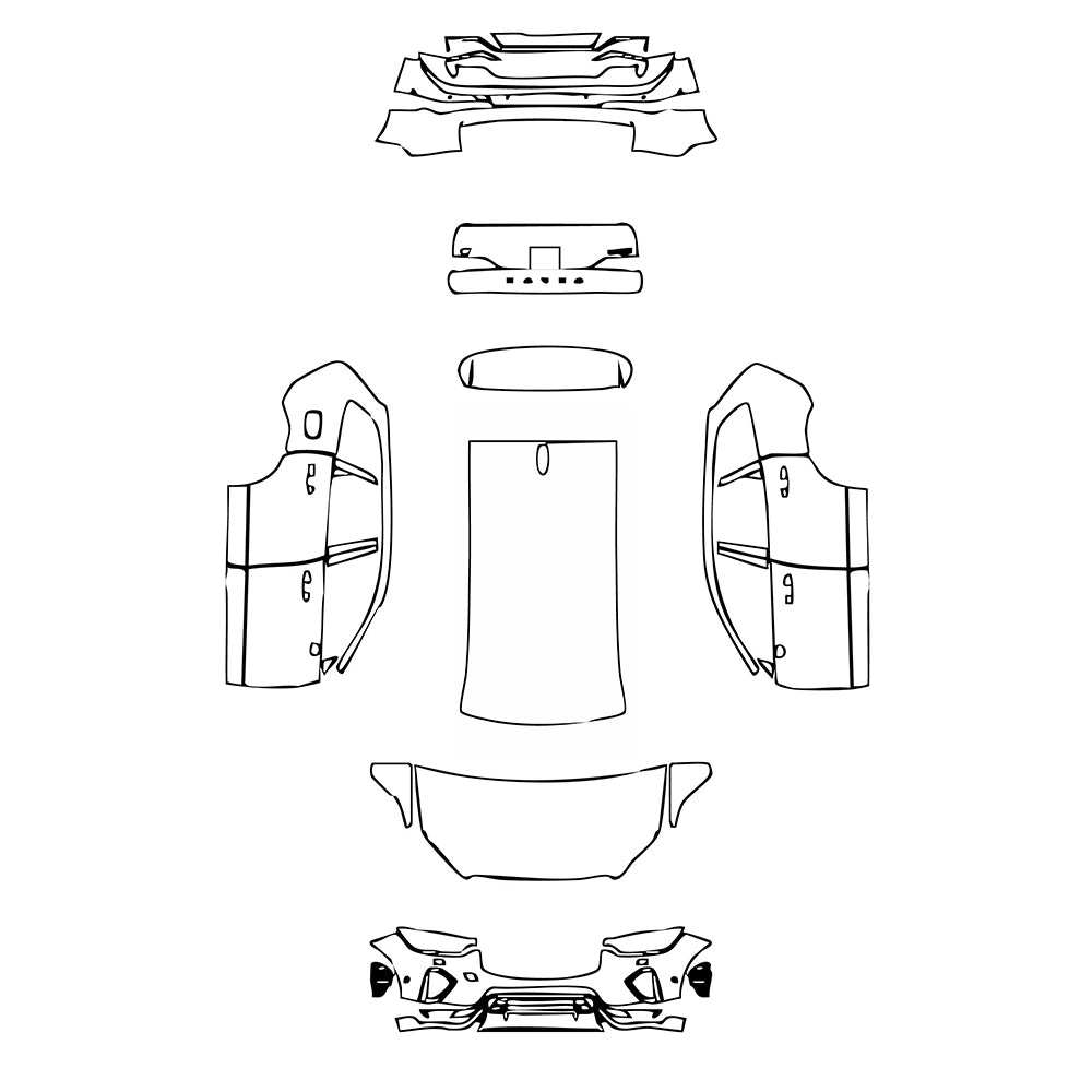 Pre-Cut PPF Volvo XC60 Recharge R-Design 2023 - PPF-Kits