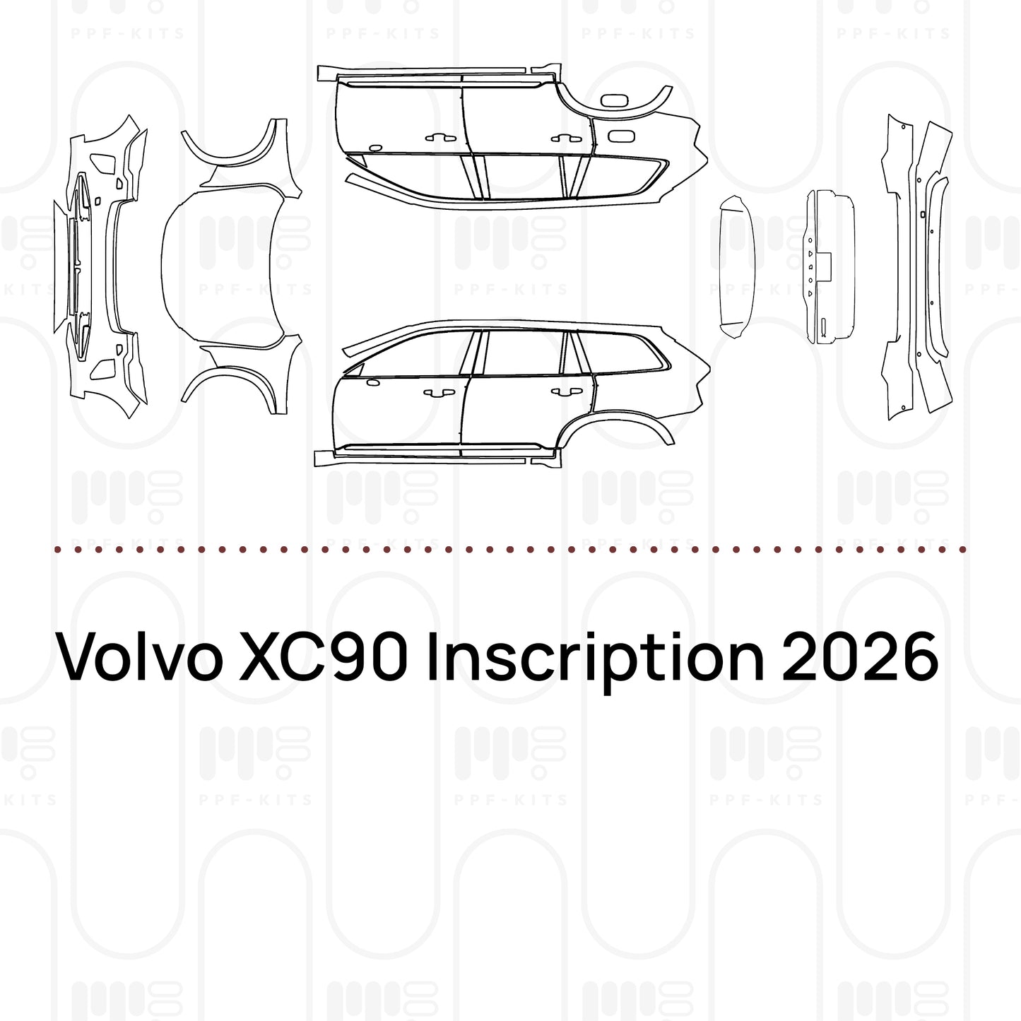 Pre-Cut PPF Volvo XC90 Inscription 2026