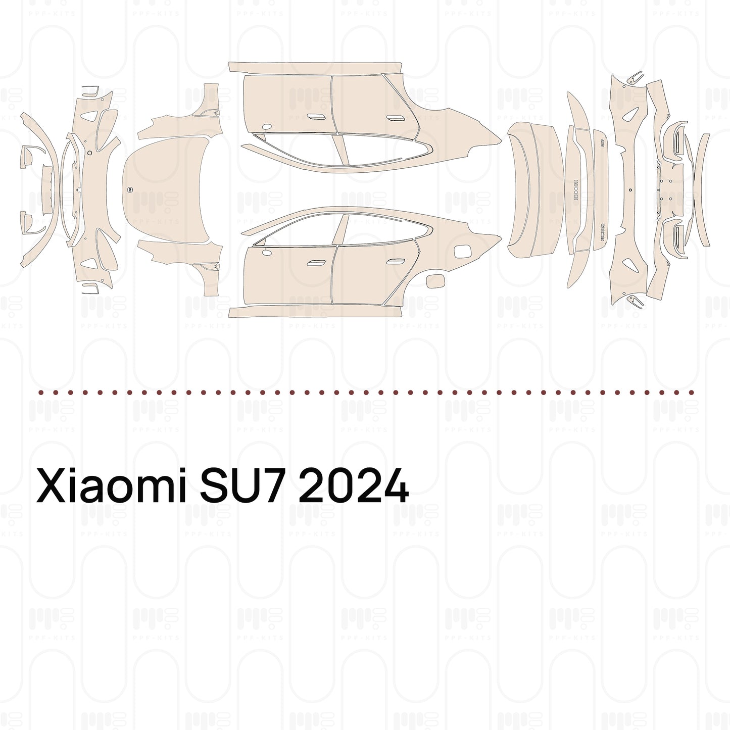 PPF prédécoupé Xiaomi SU7 2024
