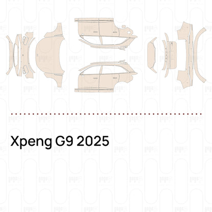 PPF prédécoupé Xpeng G9 2025