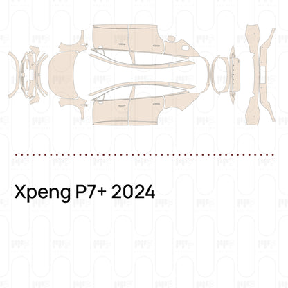 PPF prédécoupé Xpeng P7+ 2024
