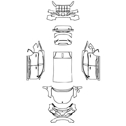 Pre-Cut PPF Zeekr 001 2022 - PPF-Kits