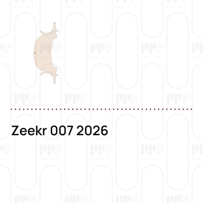 PPF prédécoupé Zeekr 007 2026