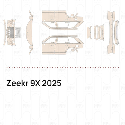 PPF prédécoupé Zeekr 9X 2025