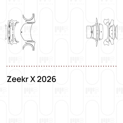 Pre-Cut PPF Zeekr X 2026