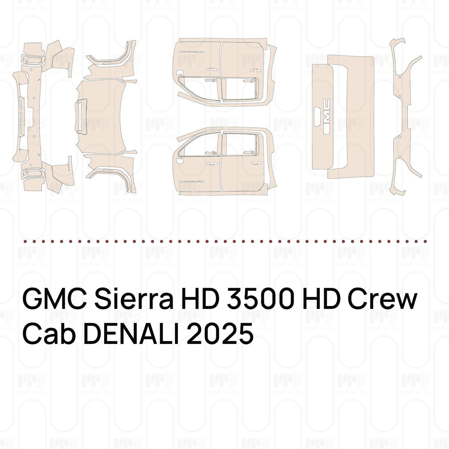 Bumper+Headlamp with License plate cutout, with 4 PDC (Parking Sensors)