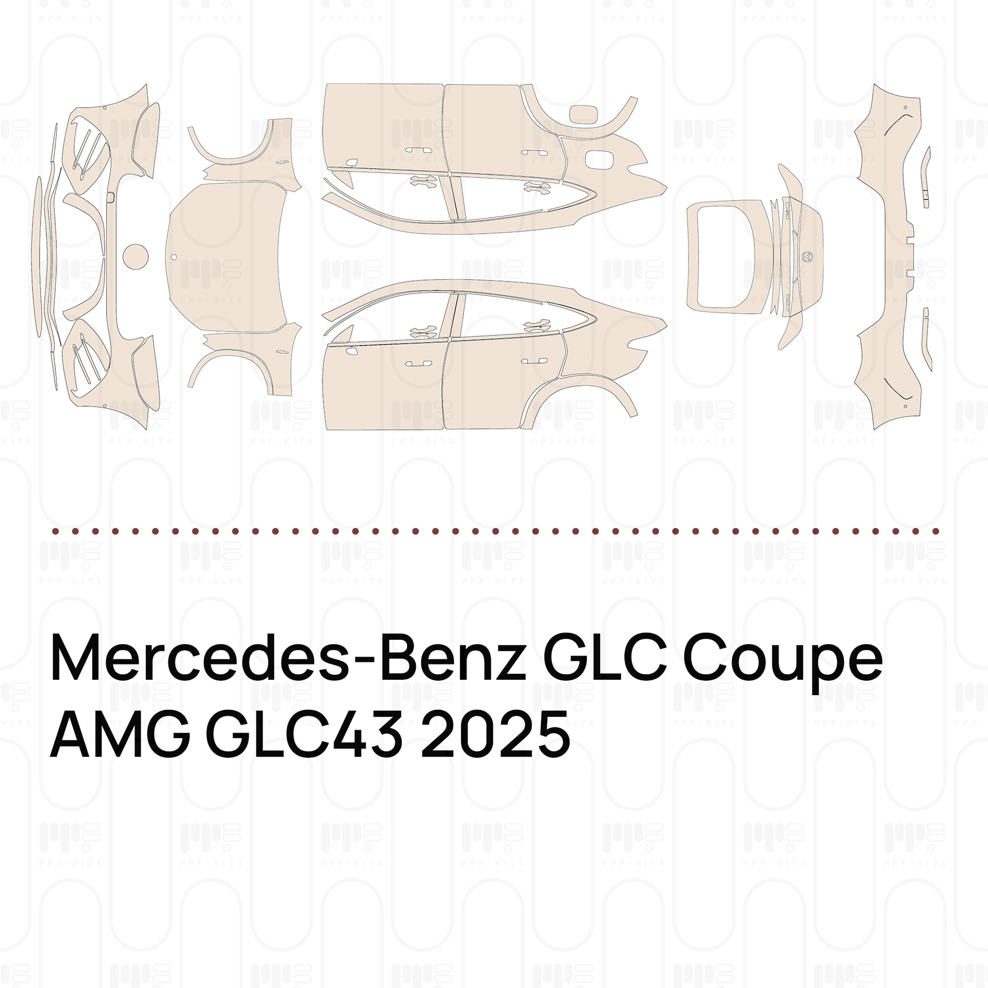Bumper+Headlamp without AMG Aerodynamics Package, with 2 PDC (Parking Sensors)